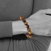 Black Bow Jewelry 10mm Agate Beaded Stretch Bracelet, 6.5 Inch - 3 of 4