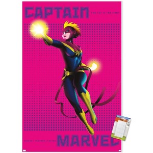 Trends International Marvel Shape of a Hero - Captain Marvel Unframed Wall Poster Prints - 1 of 4