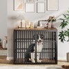 48" Dog Crate Furniture, Chew-Resistant Dog Kennel for Small Medium Dogs, Escape Proof Large Dog Cage, Side End Table for Small/Medium Dogs - 2 of 4