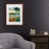 Trademark Fine Art -Vincent Van Gogh 'Garden in Bloom' Matted Framed Art - 3 of 3