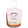 Hudson Baby Infant Girls Cotton Bibs, Girl Farm, One Size - 2 of 4