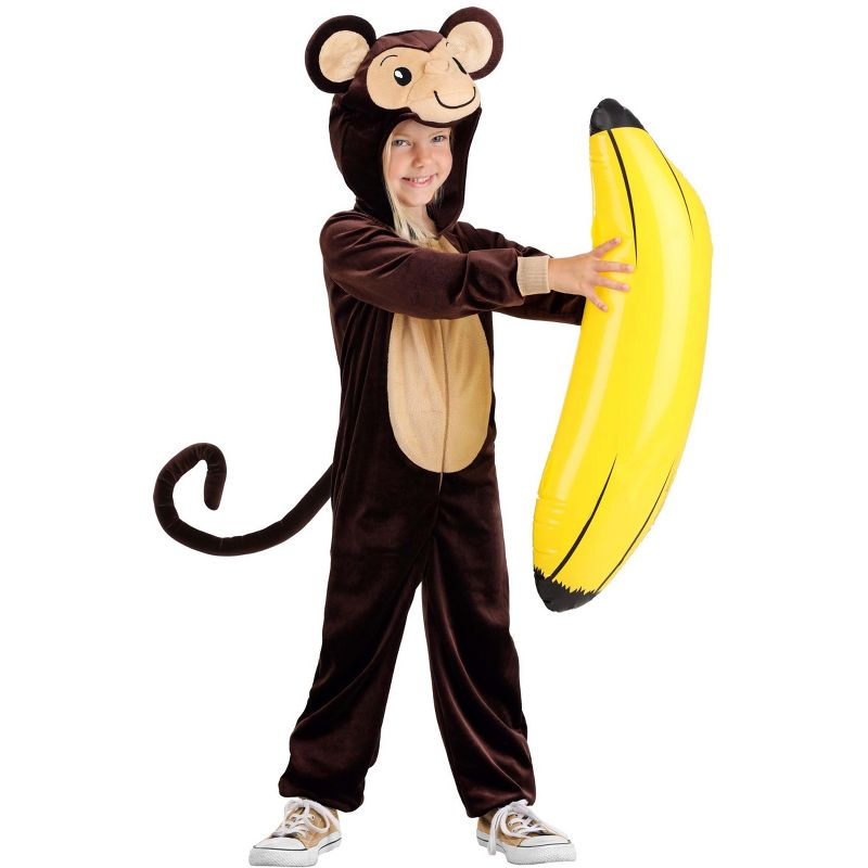 HalloweenCostumes.com Toddler Silly Monkey Kid's Costume, 2 of 5