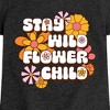 Girls' - Instant Message - Stay Wild Flower Child Fitted Short Sleeve Graphic T-Shirt - 2 of 4