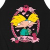 Men's - Hey Arnold! - Valentine's My Love Graphic Tank Top - 2 of 3