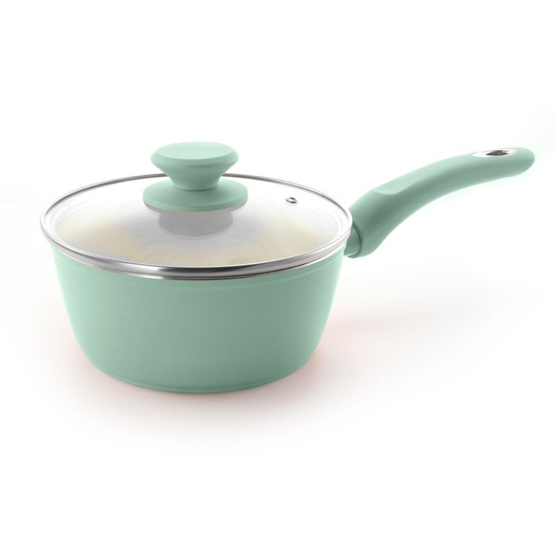 Gibson Plaza Cafe 7pc Cookware Set, Sky Blue, 5 of 9