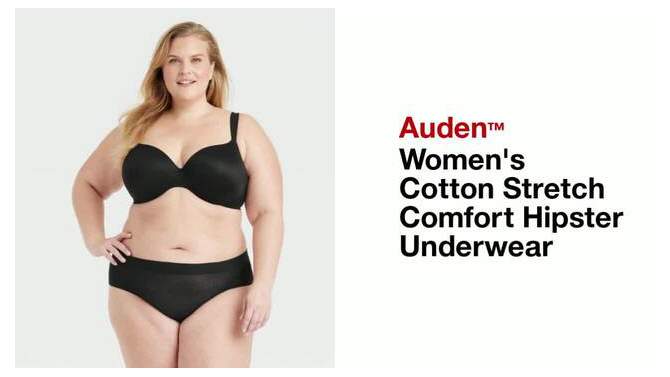 Women's Cotton Stretch Comfort Hipster Underwear - Auden™, 5 of 5, play video
