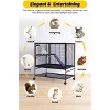 64" H Deluxe Small Animal Cage – 4‑Tier with Removable Ramp, Hammock, Storage Stand & Removable Tray, for Ferrets/Chinchillas/Guinea Pigs/Hamsters - 4 of 4