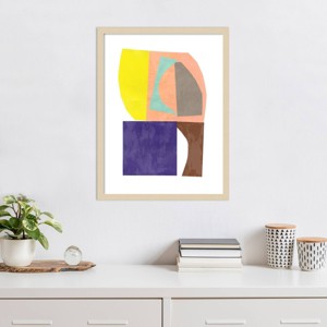 Amanti Art Carved Out by PI Studio Wood Framed Wall Art Print - 1 of 4