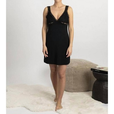 Women's Bamboo Lace Chemise - Aspen Dream