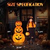 Syemin Decorative Holiday Scene Prop Inflatable Halloween Decoration Halloween Party Decoration Outdoor Inflatable Decoration, White, 93"*35"*144" - 3 of 4