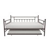 Milan Queen Daybed and Full Trundle Set Bronze - Room & Joy: Victorian Design, Metal Frame, No Box Spring Needed - image 2 of 4