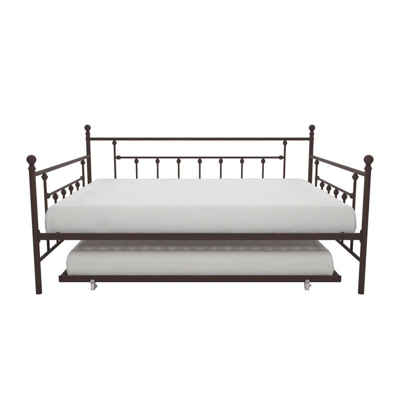 Milan Queen Daybed and Full Trundle Set Bronze - Room &#38; Joy, 3 of 11