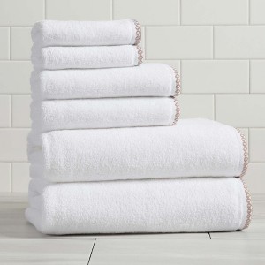 Boho Border Cotton Quick-Dry Towel Set - Great Bay Home - 1 of 4