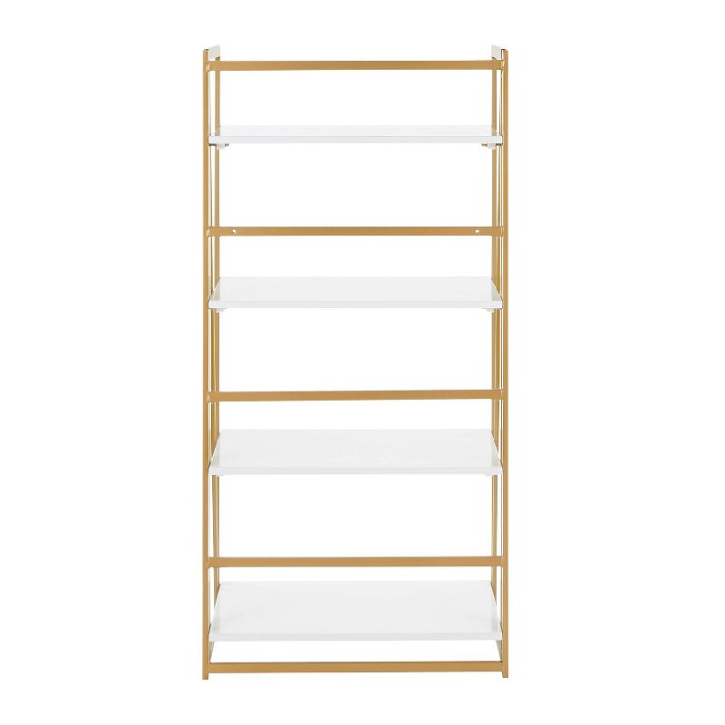 Folia 4 Shelf Vertical Bookcase - Lumisource, 5 of 14