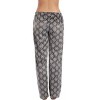 #followme Silky Fleece Printed Pajama Pants for Women - 3 of 3