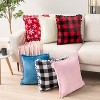 PAVILIA Set of 2 Pom Pom Throw Pillow Covers, Decorative Pompom Fringe Square Cushion Cases for Couch Sofa Bed - 3 of 4