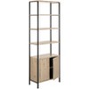 Natasha Etagere - FOX4273 - Oak/Black - Safavieh Couture - 3 of 4