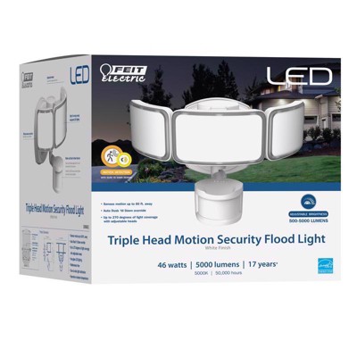 Feit Motion Sensing Hardwired LED White Security Floodlight