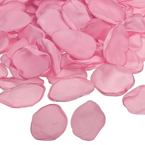 Unique Bargains Wedding Decor Romantic Night Aisle Silk Artificial Rose Petals 100 Pcs - 1 of 4