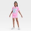 Girls' Hello Kitty Matchback Shorts - Pink - 4 of 4