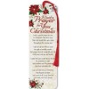 Dicksons I Said A Prayer Poinsettia Red 2 x 6 Cardstock Christmas Tassel Bookmark, Pack of 12 - 2 of 2