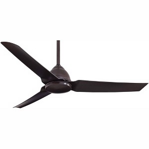 54" Minka Aire Modern Indoor Outdoor Ceiling Fan with Remote Control Kocoa Wet Rated for Patio Exterior Porch Gazebo Garage Barn - 1 of 4