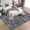 Runner Rug Washable Runner Rug Modern Abstract Runner Mat Hallway Contemporary Solid Rug Non-Slip Foldable Aesthetic Accent Floor Carpet - 2 of 4
