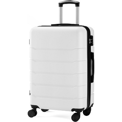 Paaaawaters Simple Deluxe 28 Inch Hardside Carry On Luggage, Suitcase with Double Spinner Wheels & TSA Lock