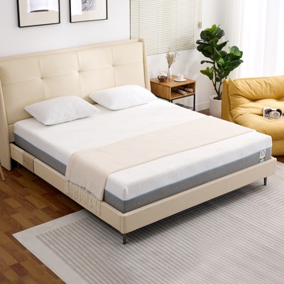 MUUEGM 12” Gel Memory Foam Mattress| Medium Firm Mattress for Cool Sleep & Pressure Relief, CertiPUR-US Certified