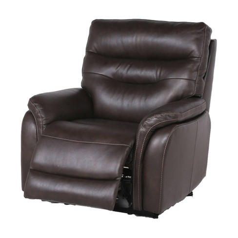 Target store leather recliner