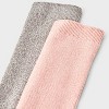 Men's 2pk Casual Crew Socks - Goodfellow & Co™ Light Pink 6-12 - 3 of 3