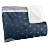 Drew University Logo Dots Silky Touch Blanket White 50x60 - 3 of 4