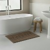 Knightsbridge Stylish And Comfortable All Season Traditional New Tile Design Cotton Bath Rug 17" X 24" Stone - 2 of 4