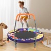 Infans 36" Foldable Kid Trampoline w/ 20 LED Lights Foam Handlebar Padded Safety Cover - 4 of 4