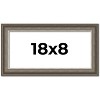 PosterPalooza | Panoramic Weathered Black Picture Frame - UV Acrylic, Foam Board Backing, Hanging Hardware - 2 of 4