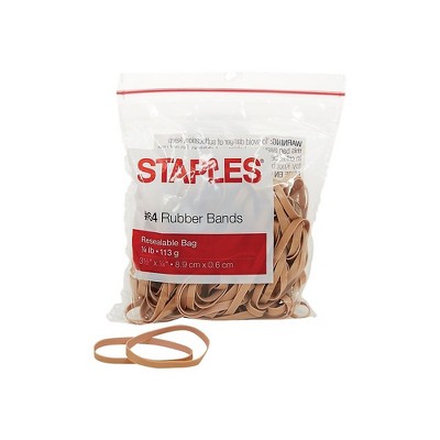 Staples Economy Rubber Bands Size #64 1/4 lb. 143297