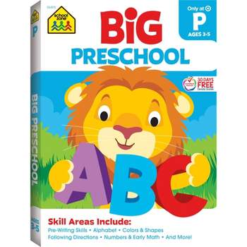 Big Preschool Workbook - Target Exclusive Edition - by School Zone (Paperback)