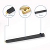 3-Spray Patterns With 2.5 GPM 10 in. Showerhead Wall Mounted Dual Shower Heads With Valve - 4 of 4