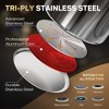 Aoibox Tri-Ply Stainless Steel Cookware Set 11-Piece with Steamer Insert, Stay Cool Handles, Dishwasher & Oven Safe - 2 of 4