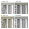 BAGOKIE 72"x72" Cotton Striped Shower Curtain, Pack of 1 - 4 of 4