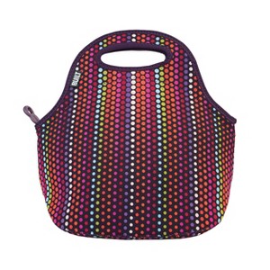 Built Gourmet Getaway Neoprene Lunch Bag - Lightweight Insulated Tote with Zipper, Handles, Large Reusable Flexible Neoprene - Machine Washable - 1 of 4