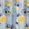 Greenland Home Fashions 1908CSHW Watercolor Dream Gray Shower Curtain, 72x72 Inches - 3 of 3