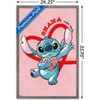 Trends International Disney Lilo and Stitch - Hearts Framed Wall Poster Prints - 3 of 4