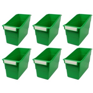 Romanoff Tattle® Shelf File, Green, Pack of 6 - 1 of 3