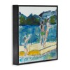 Stupell Industries Kids on Swimming Dock Abstract, 24" x 24" - 3 of 4