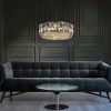 ALOADECOR 5 Lights 24" Modern Glam Crystal Round Chandelier - 4 of 4