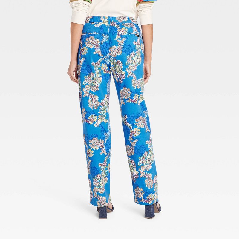 Houston White Adult Floral Chino Pants - Blue, 2 of 7