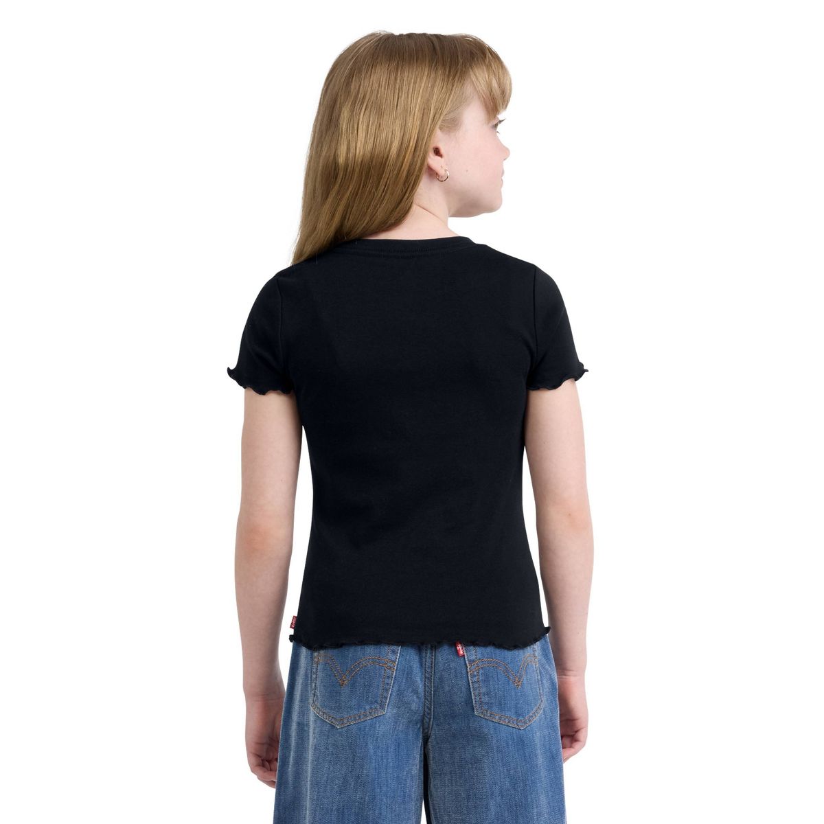 Levi's® Girls' Short Sleeve Disco Ball Graphic T-Shirt - Black - thumbnail 2