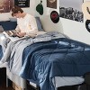 5/7 Pcs Bed in a Bag with Contrast Color Solid Design Bedding Set - 2 of 4