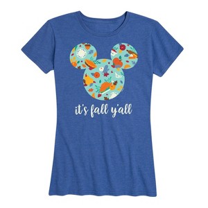 Women's - Disney - Its Fall Yall Short Sleeve Graphic T-Shirt - 1 of 4